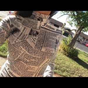 On The Front Page Midi Dress